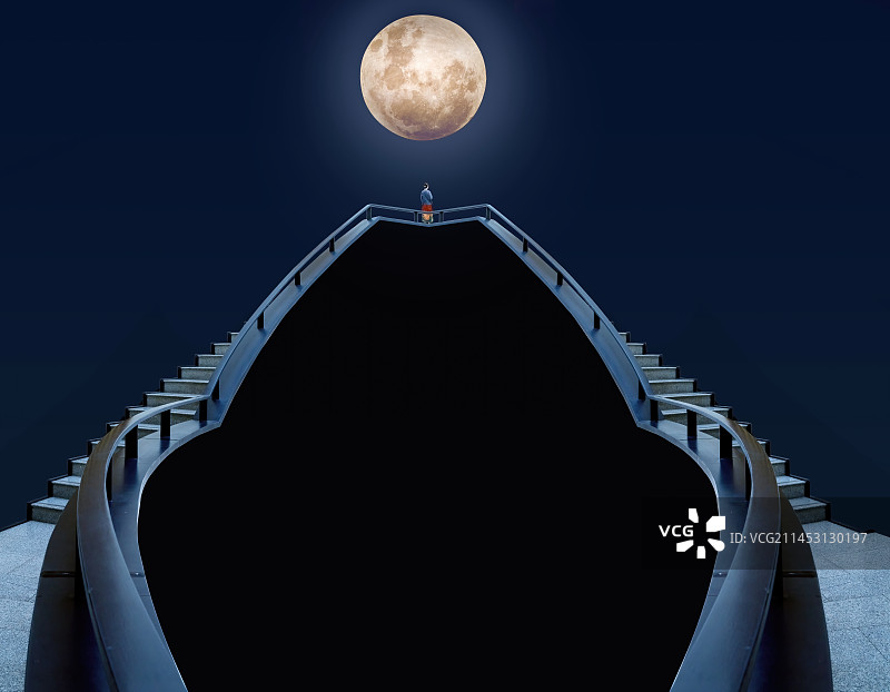 建筑，局部，楼梯，旋转向上的台阶图片素材