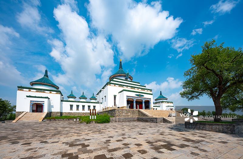 乌兰浩特成吉思汗庙图片素材