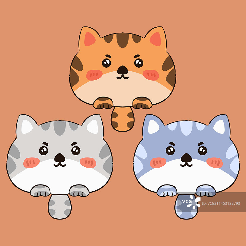 卡通小老虎图片素材