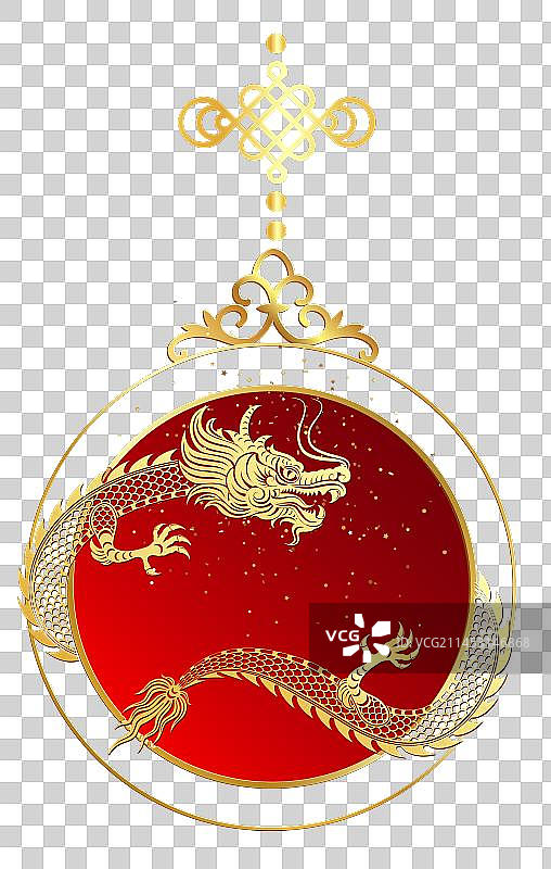 2024年龙年 中国新年祝福贺卡元素图片素材