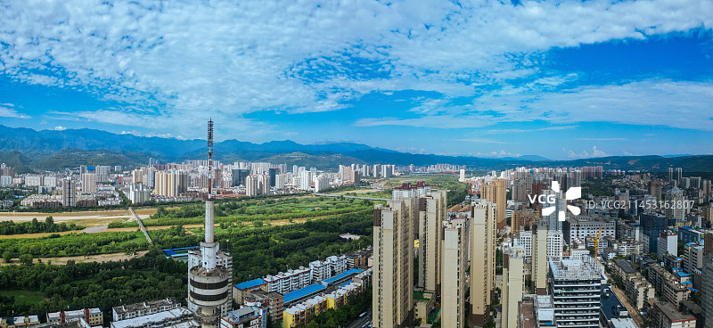 宝鸡 金台观 金台区 渭河公园 胜利大桥 人民公园 体育馆 金渭大桥 文化艺术中心图片素材