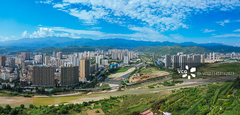 宝鸡 金台观 金台区 渭河公园 胜利大桥 人民公园 体育馆 金渭大桥 文化艺术中心图片素材