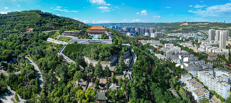 宝鸡 金台观 金台区 渭河公园 胜利大桥 人民公园 体育馆 金渭大桥 文化艺术中心图片素材