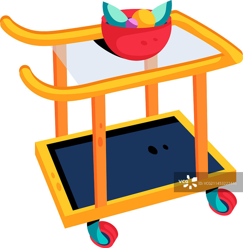 食品手推车图片素材