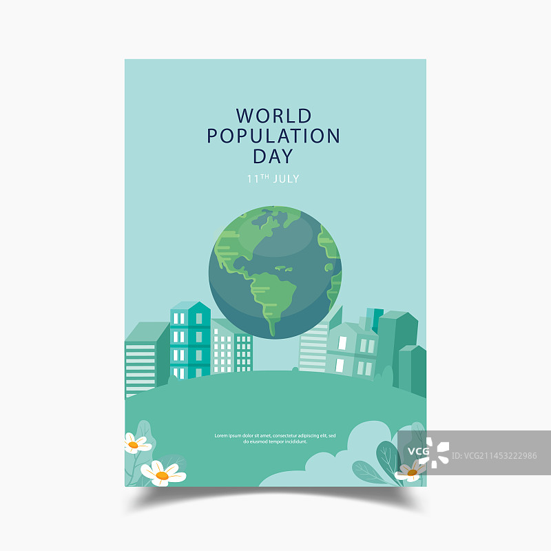 世界人口日图片素材