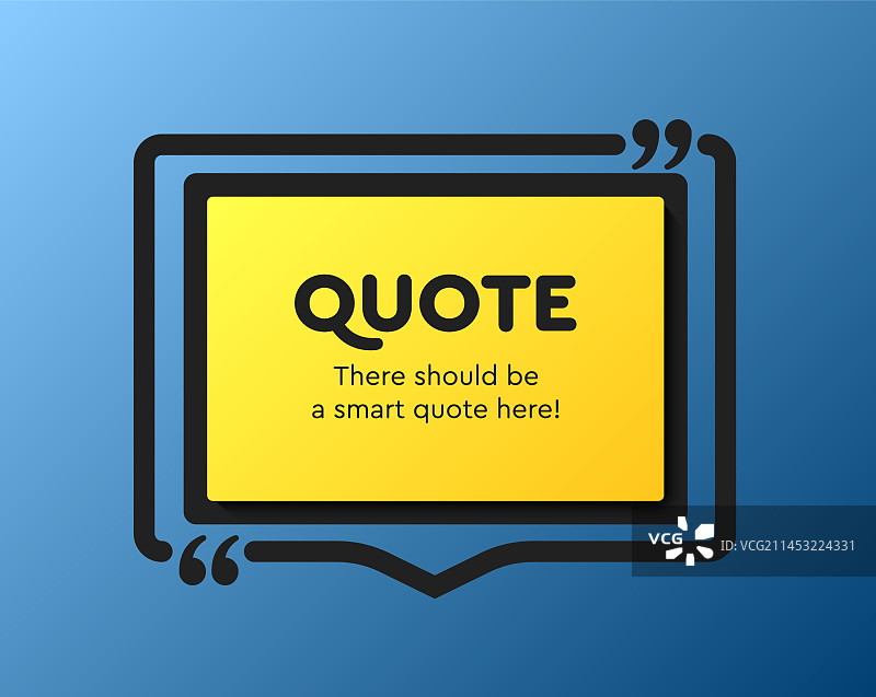 空白文本引言框消息框图片素材