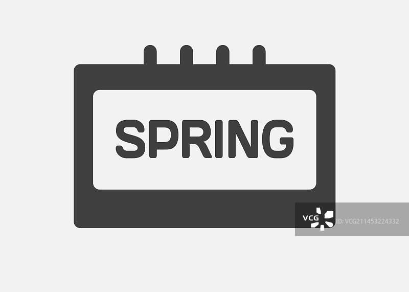 春季日历图标页面模板图片素材