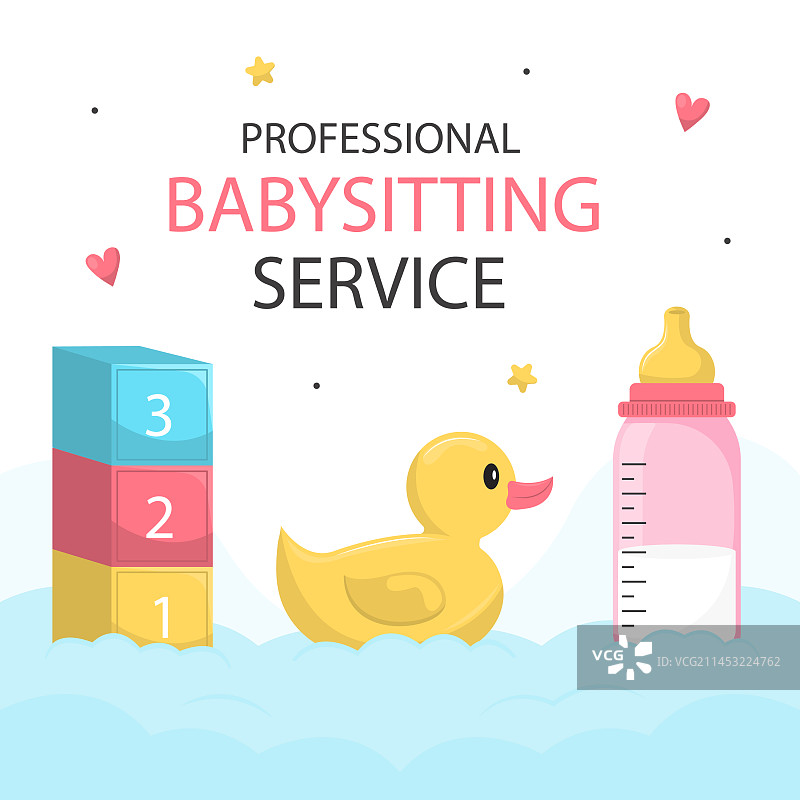 手绘育儿帖子图片素材