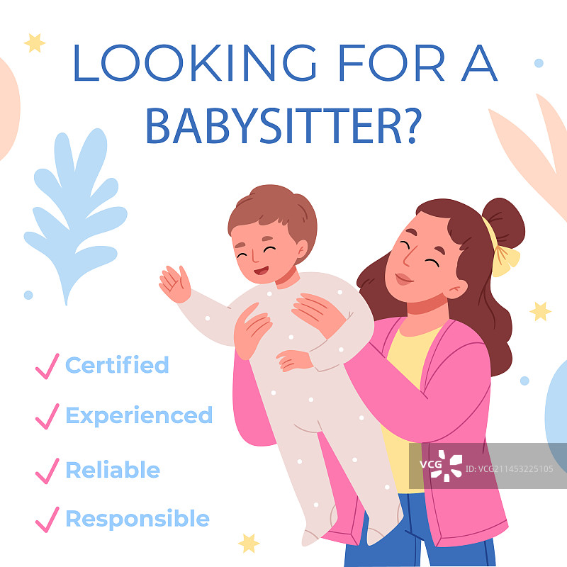 手绘育儿帖子图片素材