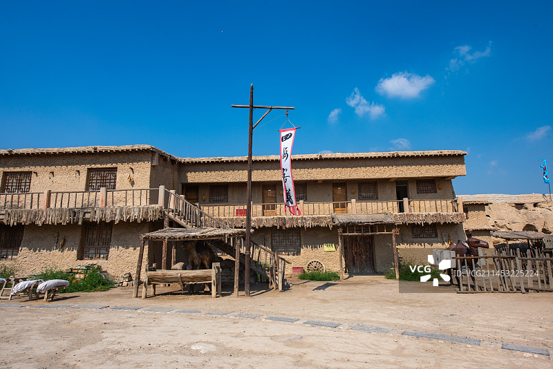 宁夏银川镇北堡西部影视城图片素材