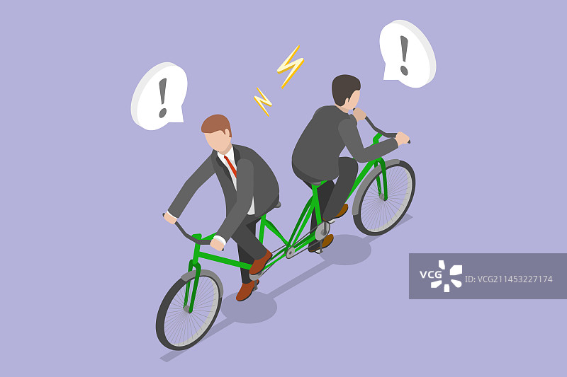 三维等距平面概念图片素材