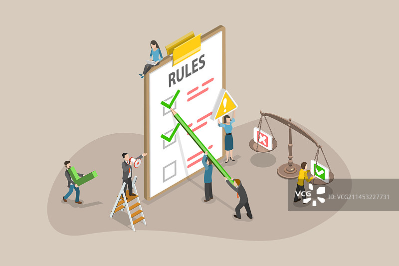 三维等距平面概念图片素材