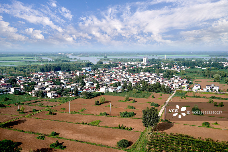 山东省济宁市微山岛风光图片素材