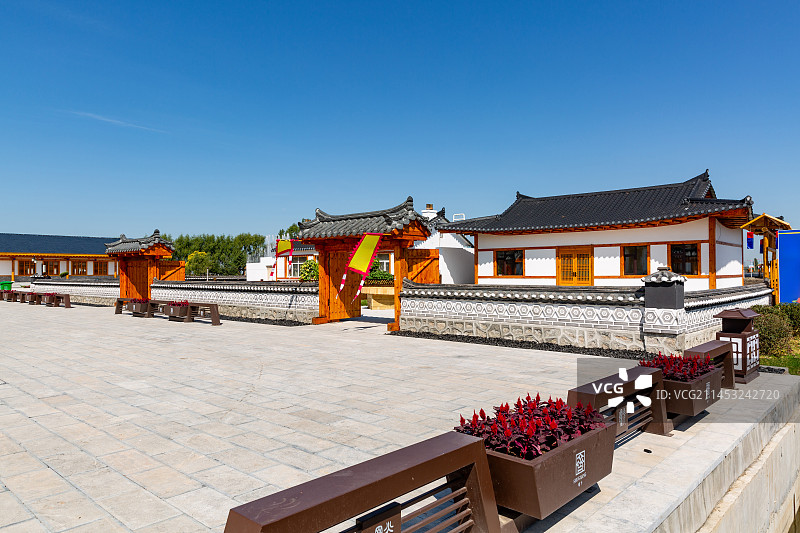 朝鲜族民俗村图片素材