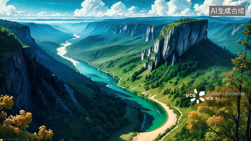 【AI数字艺术】唯美风光壁纸图片素材
