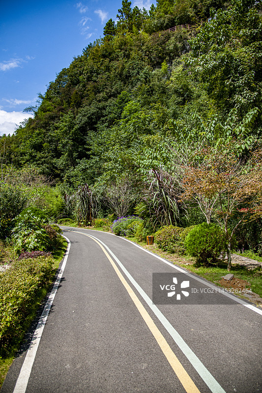 贵州省龙里双龙镇巫山峡谷公路图片素材