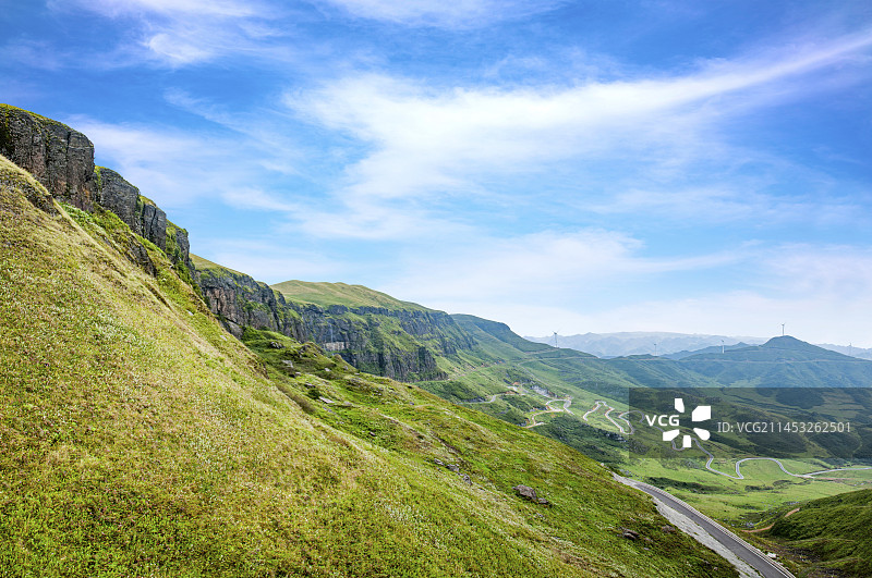 贵州省毕节市赫章县阿西里西韭菜坪图片素材