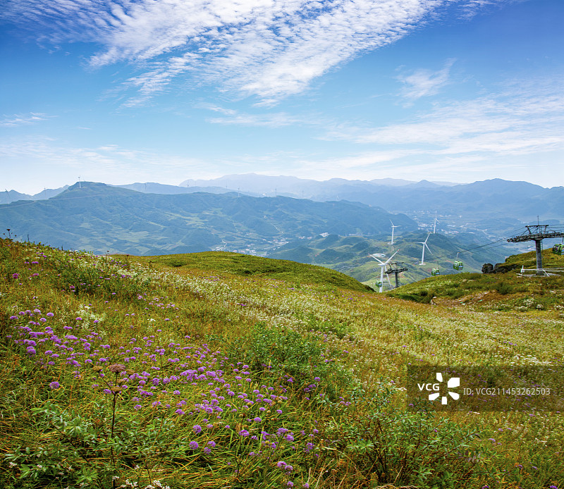 贵州省毕节市赫章县阿西里西韭菜坪图片素材