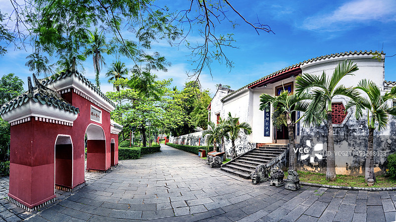 海南海口五公祠庭院图片素材