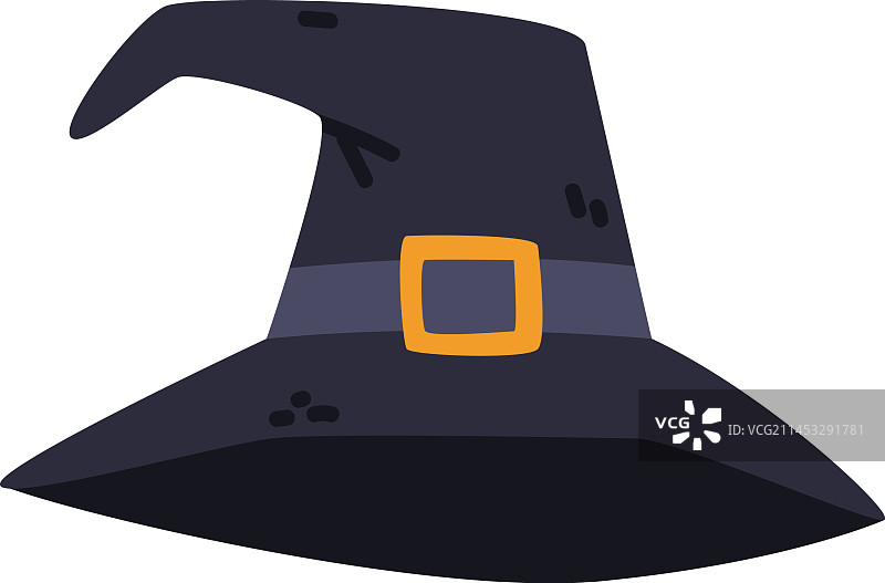 万圣节的尖顶巫婆帽图片素材