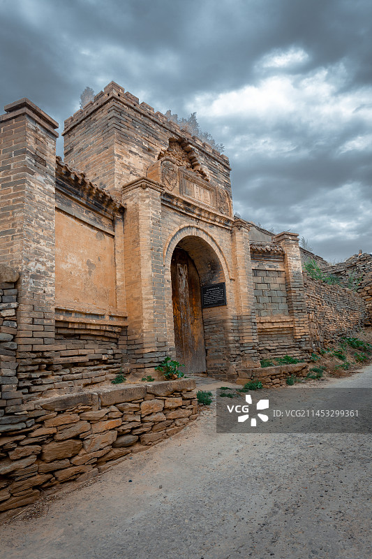 陕西榆林响水堡老房子图片素材