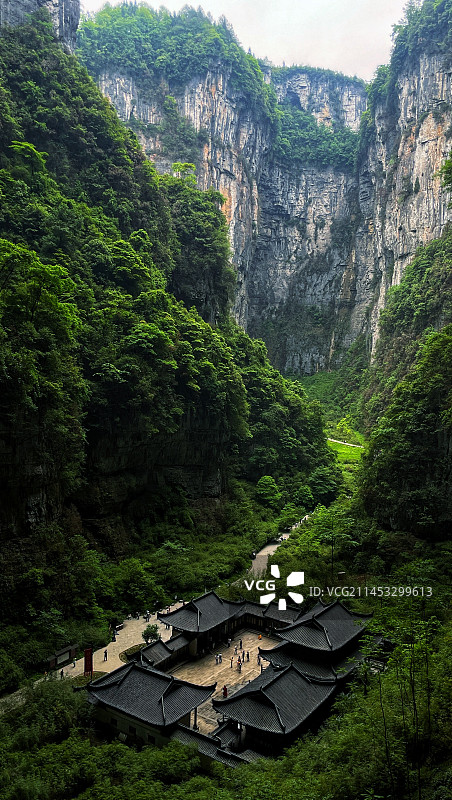 重庆武隆天坑图片素材