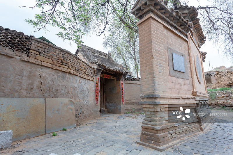 陕西榆林响水堡老房子图片素材