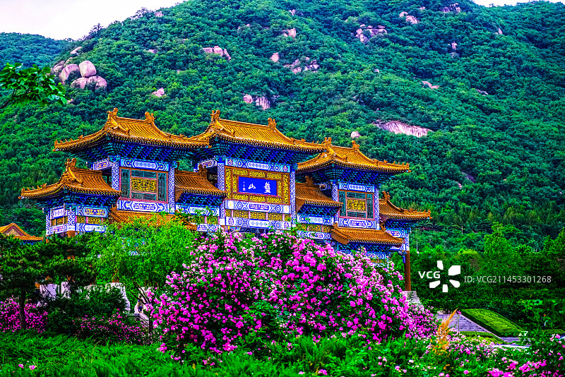 天津蓟县盘山5A景区图片素材