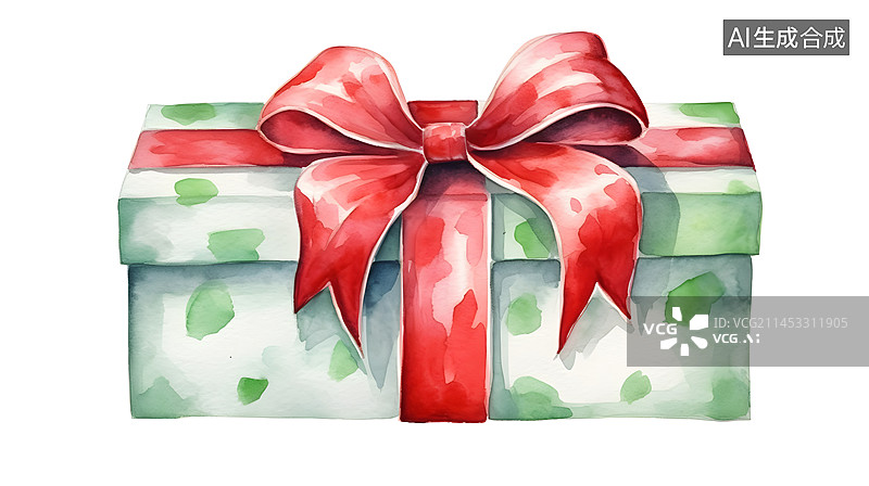 【AI数字艺术】圣诞礼物盒图片素材