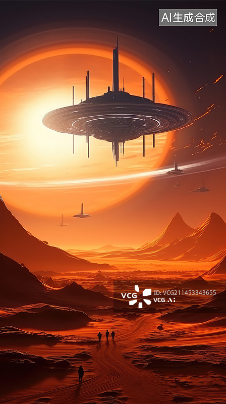 【AI数字艺术】科幻系列图片素材