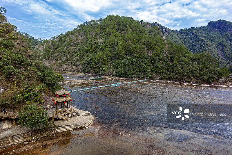 屏南白水洋图片素材