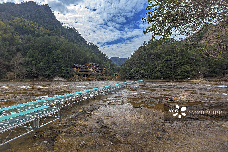 屏南白水洋图片素材