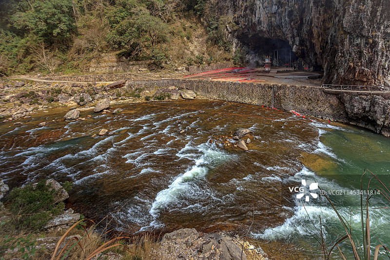 屏南白水洋图片素材