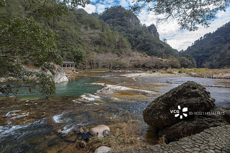 屏南白水洋图片素材