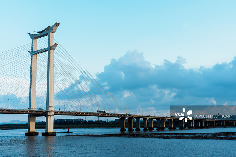 泉州东海湾晋江大桥图片素材