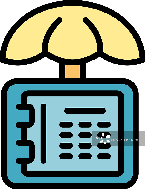 金钱安全图标（扁平风格）图片素材