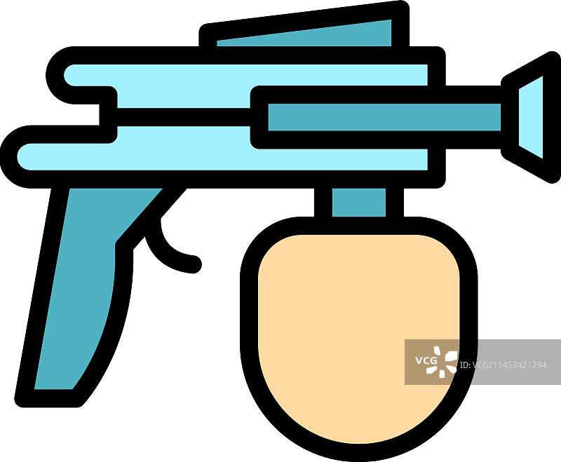 喷雾器维修图标（扁平风格）图片素材