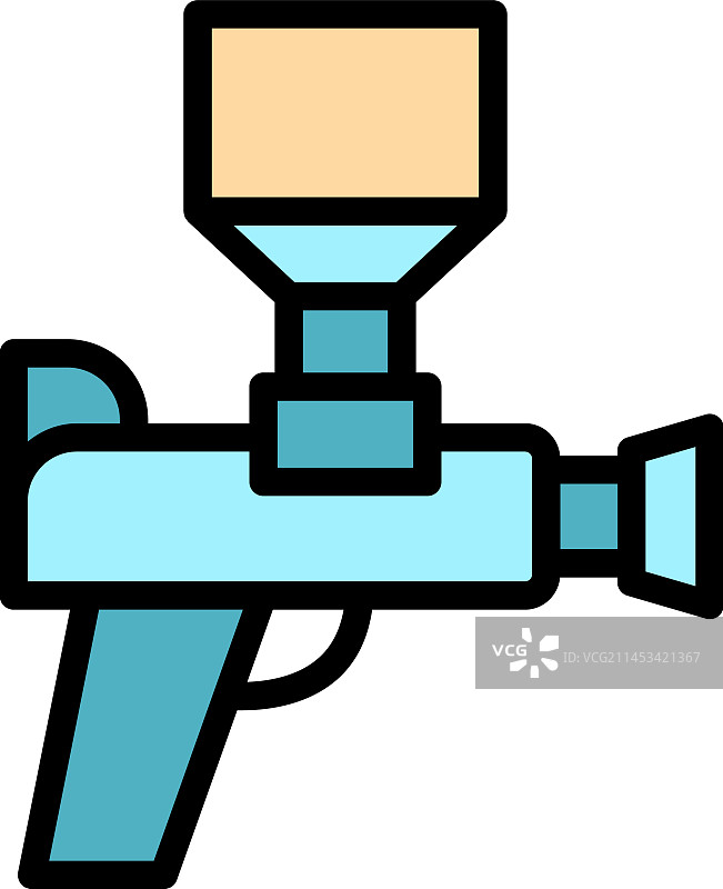 喷雾器扁平图标图片素材