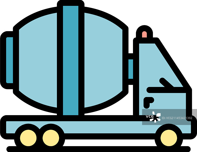 水泥罐车图标图片素材