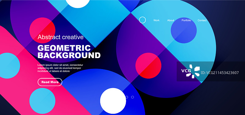 简单的圆圈和圆形元素图案图片素材