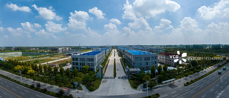 河南省郸城县伞产业园伞具生产制造图片素材