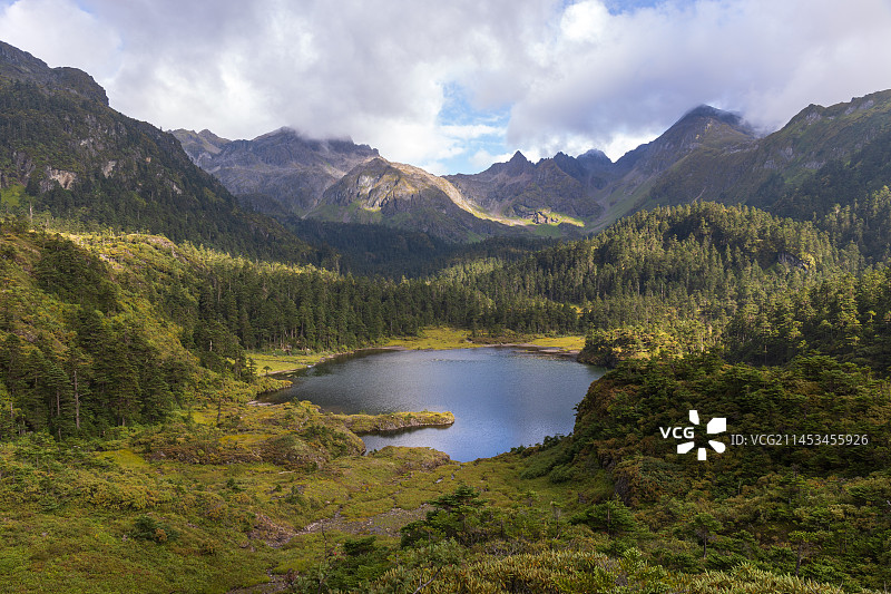 云南维西县的南极（姐）洛图片素材