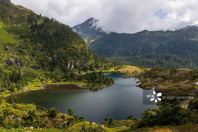 云南维西县的南极（姐）洛图片素材