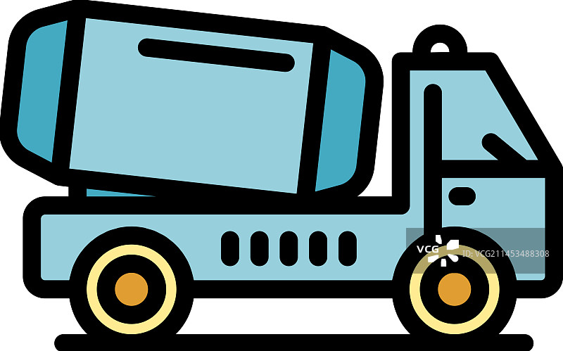 搅拌车图标图片素材