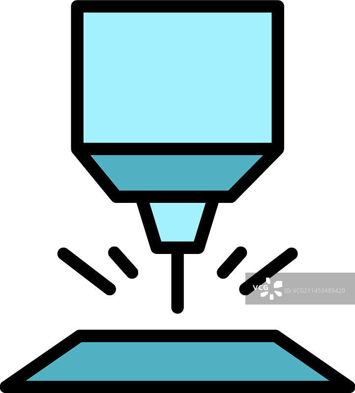 汽车车轮钻孔图标扁平风格图片素材