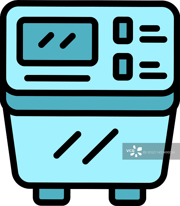 面包机设备图标（扁平风格）图片素材