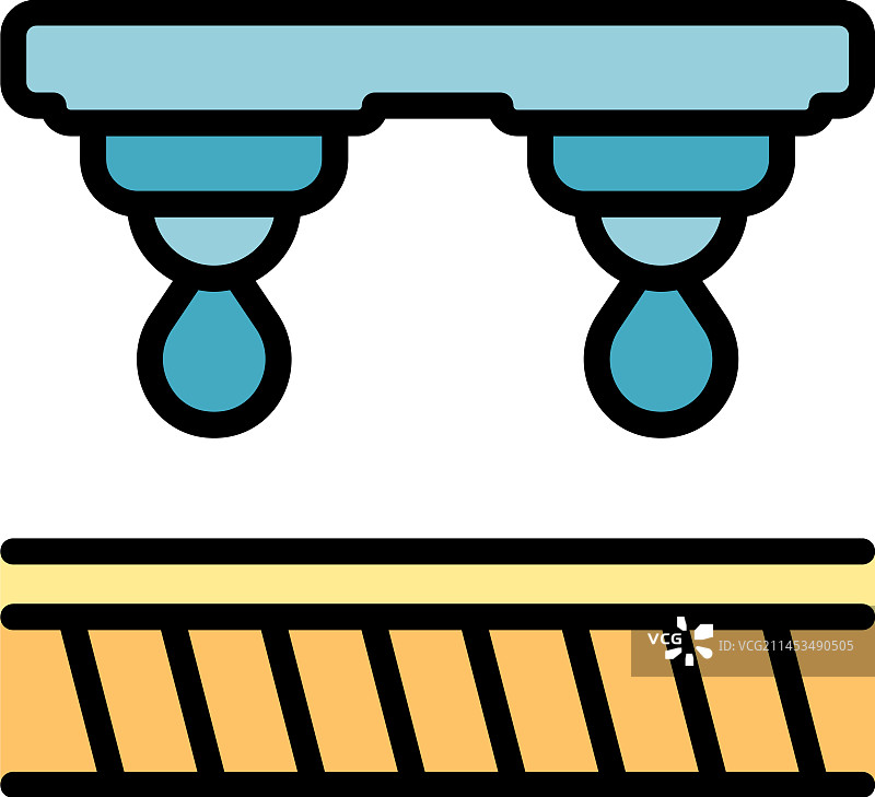 滴灌图标（扁平风格）图片素材