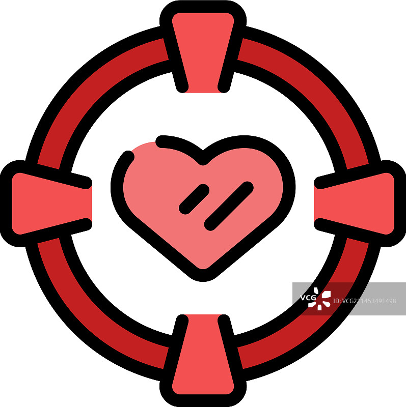 点赞评论目标图标（扁平风格）图片素材