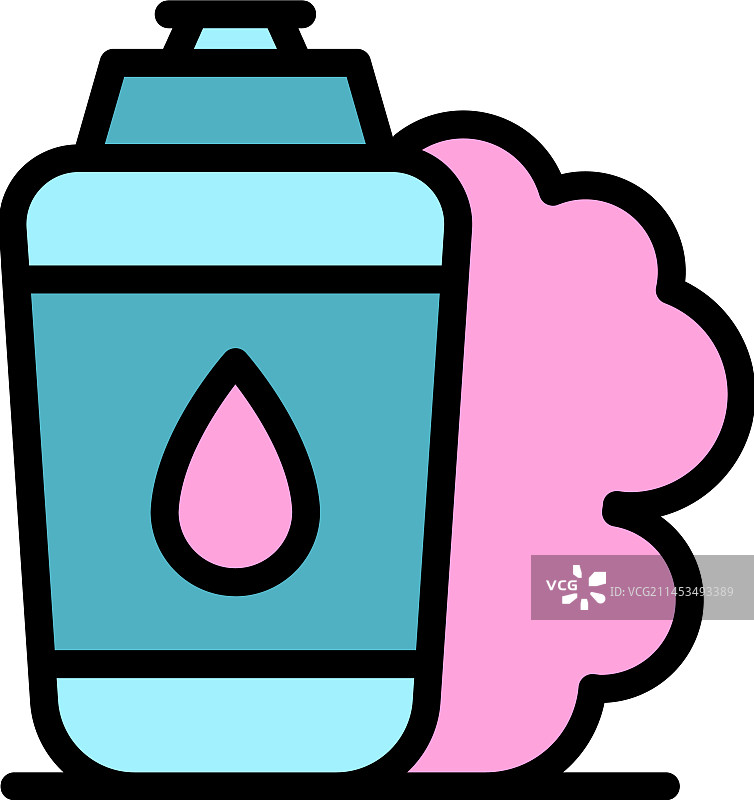 泡沫清洁剂图标图片素材