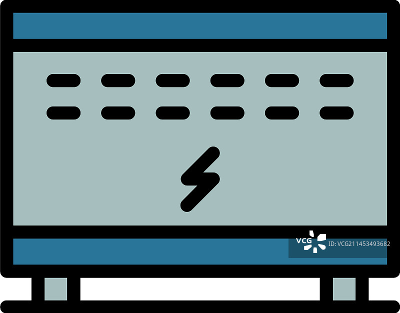 房间图标扁平风格图片素材